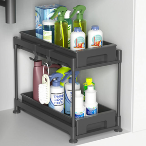 중국 제조업체의 최저가 주방 캐비닛 코너 풀아웃 액세서리 선반 서랍장 - Product Image 2