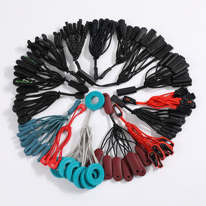 Produsen Tali Nilon Kustom Cetakan Injeksi Kepala Ritsleting Pakaian Olahraga Kotak Pakaian Tas Tarik Lingkaran - Product Image 3