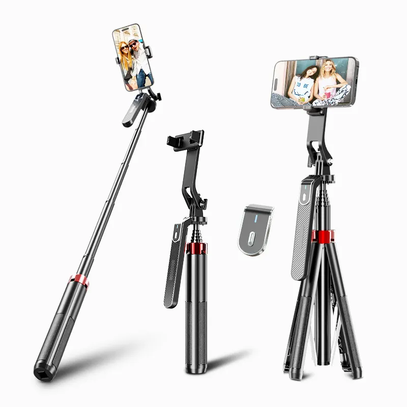 Selfie universel 360 trépied rotatif vidéo support vidéo pour téléphone portable lors de la prise de vue est super stable