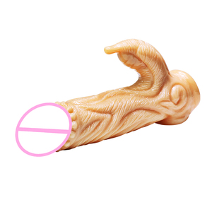 Lingxiao Soft TPE Male Dildo High-Intensity Adult Sex Products Clitoris Simulation Toy Sets for Male and Female Use - Product Image 1