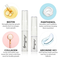 Sérum nourrissant pour cils et sourcils, stimulant la croissance, à la kératine, soin après lifting des cils