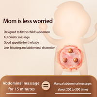 Ceinture de ventre multifonctionnelle pour bébé avec 42 ℃ de chaleur extraits d'herbes sangle réglable masseur abdominal cadeau pour les mamans