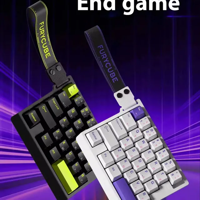 FURYCUBE M30HE Magnetic Switch Mechanical Keyboard Wired 0.1ms 0.01mm RT 8K Single-handed Custom RGB Hot Swap E-sports Keyboard