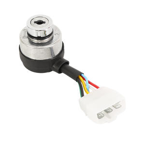 Llave de arranque eléctrico con carcasa de aluminio de seis cables y cerradura de encendido para piezas de generadores de gasolina - Product Image 1