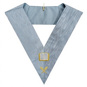 Accesorio de Iglesia para Adultos Unisex, Regalia Masónica, Collar de Oficial, Orador de Rito Moderno Francés, Ropa Apropiada para Ceremonias - Product Image 1