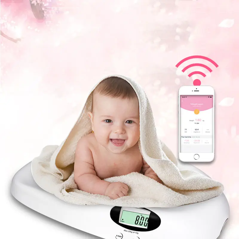 Smart Baby Weight Scale Growth Connected APP Weighing Scale Electric 20kg Digital Baby Body Scales
