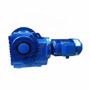 K KA Right Angle motor reducer helical spiral bevel gearbox 90 degree gear reduction box