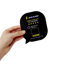 بطاقة NFC أكريليك غير قياسية N213 215 مع طباعة مخصصة لرمز QR بتردد 13.56 ميجاهرتز لهواتف آيفون وأندرويد
