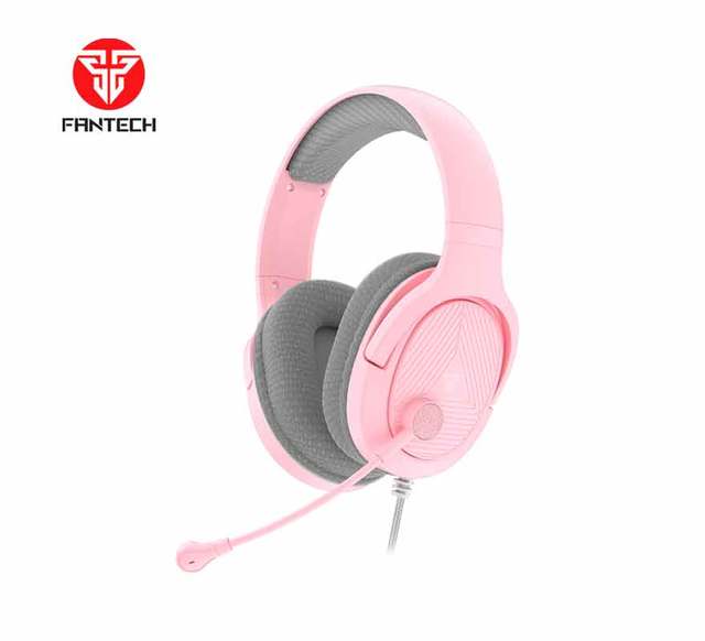 Fantech SAKURA Customize Usb Wired Noise Cancelling Microphone Game Headphones 7.1 Surround Sound Gaming Headset for PC Laptop