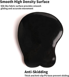 3D Ergonomic phim hoạt hình chuột Pad Gel Silicone vú Mousepad với cổ tay phần còn lại trò chơi dễ thương Corgi Dog Butt chuột Pad mềm - Product Image 3