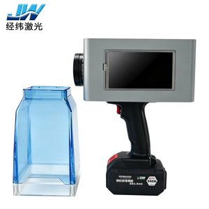 Machine de marquage laser à fibre portable 10W, facile à utiliser, pour la marquage laser des plaques métalliques, des pneus en caoutchouc et des enseignes de magasin - Product Image 1