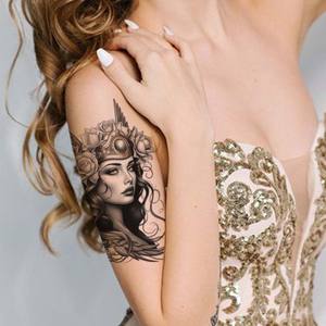 CG สติกเกอร์รอยสักปลอมกันน้ำได้สำหรับผู้ชายผู้หญิงดอกไม้สัตว์ - Product Image 2