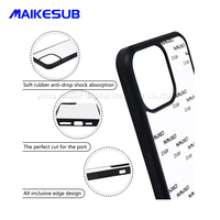 Coque de téléphone par sublimation, vente en gros, coque de téléphone portable en aluminium TPU 2D pour sublimation, impression personnalisée pour iphone