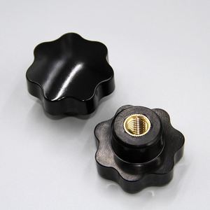 Vis ou tiges personnalisables avec poignée à sept étoiles en bakélite noire pour armoires et hôtels - Product Image 6