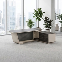 Ensemble de mobilier de bureau complet de luxe léger pour la maison, bureau en L, tables de bureau en L