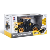 Tracteur agricole et camion télécommandés Volvo E359-003 sous licence JCB, échelle 1:18, avec câble USB et radiocommande 2,4 GHz