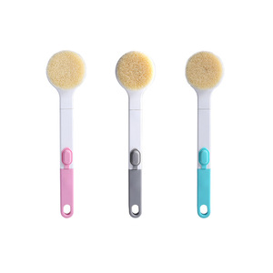 Jouones Bath Brush With <b>Sponge</b> Long <b>Handle</b> Soft Bristles For Body Scrubbing - Product Image 5