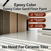 Revêtement de peinture universel LIFENG à application facile, en béton liquide pulvérisé, sable coloré, auto-nivelant, imperméable, multi-scénarios