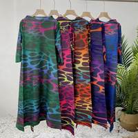 Robe plissée léopard Sheen 2023 NOUVEAU, style Miyake Thaïlande, pour soirée, designs africains, grandes tailles pour femmes