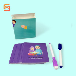 印刷教育学习闪存卡定制西班牙语和英语儿童闪存卡 - Product Image 5