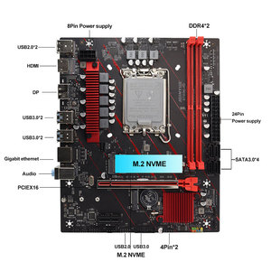 Placa BASE DE PC <span class=keywords><strong>DDR4</strong></span> de doble canal JGINYUE 1700 LGA para juegos - Product Image 6