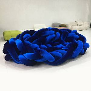 2024 caliente Python sofá Alien moderno Casual enredado tejido a mano sala de estar tela <span class=keywords><strong>Netflix</strong></span> creativo modelo de diseñador personalizado - Product Image 4