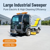 DEYOU OEM Nettoyeur haute pression électrique autoporté, aspirateur balayeuse de voirie, camion de lavage, véhicule neuf, batterie 76V 300Ah, 7500W 2