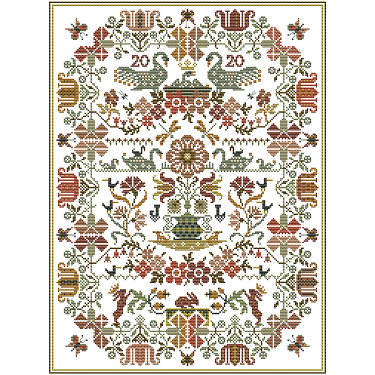 NKF игла для вышивки кунг-фу, обруч из бамбуковой ткани Aida, наборы для вышивки крестиком из хлопка, текстиля и ткани, народное искусство, прозрачный узор