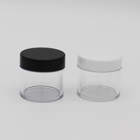 Pots cosmétiques portables en plastique sans air colorés avec couvercles 5g 10g 20g – Pots vides en plastique pour crème