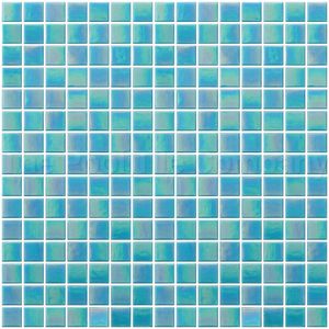 Mosaïque en cristal de haute qualité 300*300mm tuile de mosaïque en verre pour piscines intérieures et extérieures - Product Image 2