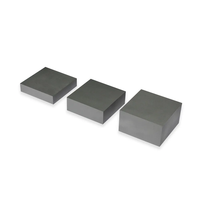 Plaque en carbure de tungstène résistante à l'usure, plaque en feuille de carbure de tungstène, 100x100x8mm ou bloc d'usure en carbure personnalisé
