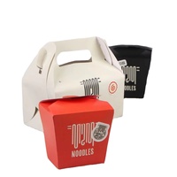 Emballages alimentaires en papier jetables personnalisés avec revêtement UV, gaufrage, échantillon gratuit, logo personnalisé pour la restauration rapide à emporter