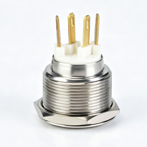 Bouton poussoir métallique étanche IP65 de 12 mm, 16 mm, 19 mm, 22 mm, 25 mm pour nettoyeur haute pression - Product Image 6