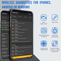 Escáner de Diagnóstico OBD2 Universal para Automóvil ELM327 Bluetooth V1.5 con Chip PIC18F25K80 V02H2D, Negro, 9V-16V