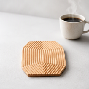 Bandeja de Madera con Textura Ondulada, Plato Irregular de Madera para Servir Comida, Tabla de Exhibición para Té de la Tarde, Aperitivos, Postres, Pan, Decoración de Mesa - Product Image 6