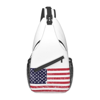 Sac bandoulière léger en polyester, motif drapeau américain, Aigle, 250e anniversaire de l'Amérique, sac à bandoulière patriotique