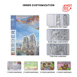 Livre de coloriage à impression offset personnalisé directement en usine livre de coloriage pour enfants livres de coloriage - Product Image 5