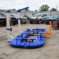 CE ISO Obec Banc de redressage de carrosserie automobile, Tour de traction hydraulique 10 tonnes, Redresseur de châssis 360° pour carrosserie métallique et aluminium