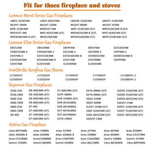 更换YM YMP031 69L17铁击Serefina气体壁炉液化石油气火焰1/2/3工具0.15-2.0毫米引燃器组件 - Product Image 4