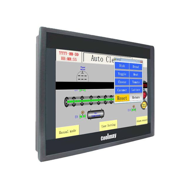 10 Inch HMI Touch Screen Monitor 1024*600 Resolution