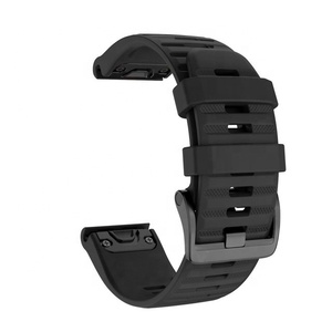 <span class=keywords><strong>Bracelet</strong></span> de <span class=keywords><strong>montre</strong></span> <span class=keywords><strong>Garmin</strong></span> en silicone 20 22 26mm pour <span class=keywords><strong>Garmin</strong></span> <span class=keywords><strong>Fenix</strong></span> 7 7X 6 6X Pro <span class=keywords><strong>5</strong></span> 5X <span class=keywords><strong>Plus</strong></span> 3HR 935 Watch Easyfit Wrist Straps - Product Image 2