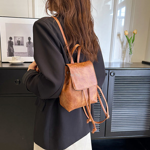 Mode voyage sacs à dos livre sac d'école fille Collège haute adolescent pu <span class=keywords><strong>cartable</strong></span> en cuir - Product Image 2