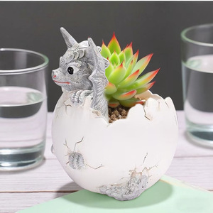 Portalápices con Forma de Dinosaurio Dragón - Decoración de Jardín de Estilo Rústico con Diseño Multifuncional para Exhibición en Balcones y Patios - Product Image 1