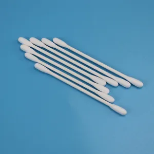3"Biodegradable Double Round Cotton Tipped Swab Applicator With Paper Handle