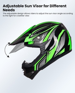 Nuevo Casco Integral de Motocross ILM para Niños y Jóvenes, Material ABS, Aprobado por DOT, B07, Gran Venta - Product Image 4