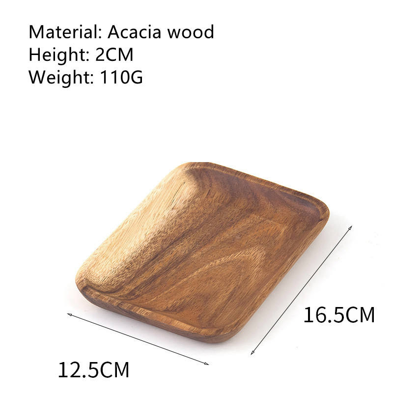 16.5*12.5*2cm Acacia Wooden Plate