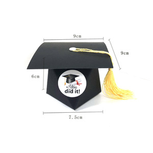 Decoración <span class=keywords><strong>de</strong></span> graduación, caja <span class=keywords><strong>de</strong></span> dulces <span class=keywords><strong>de</strong></span> papel con personalidad, doctor, sombrero, recuerdo <span class=keywords><strong>de</strong></span> boda, <span class=keywords><strong>2022</strong></span> - Product Image 6