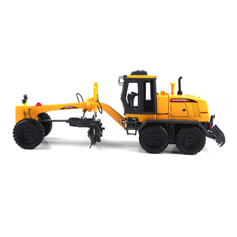 KDW 1:35 Scale Diecast Moter Grader Model Toy Vehicle for Kids