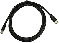 Câble noir IEEE 1394 Firewire 400 vers Firewire 400, 6 broches/6 broches mâle/mâle-6FT/ 10FT/15FT