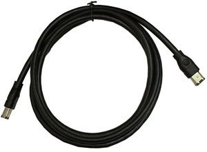 Cable negro IEEE 1394 <span class=keywords><strong>Firewire</strong></span> 400 a <span class=keywords><strong>Firewire</strong></span> 400, 6 pines/6 pines macho/macho-6FT/ 10FT/15FT - Product Image 2